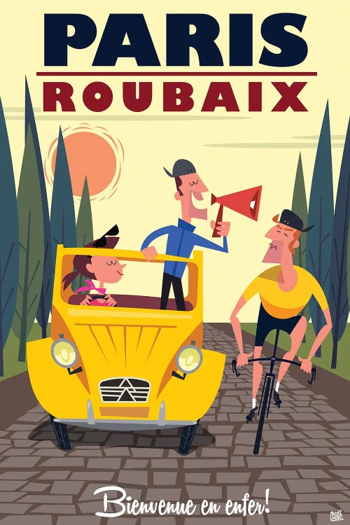 Paris-Roubaix by Gary Godel wall art