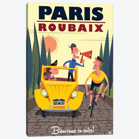 Paris-Roubaix Canvas Print #GGD92} by Gary Godel Canvas Print