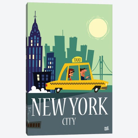 New York City Canvas Print #GGD95} by Gary Godel Canvas Wall Art