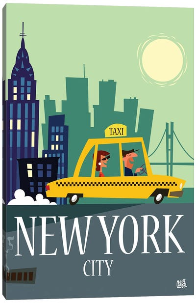 New York City Canvas Art Print - New York City Travel Posters