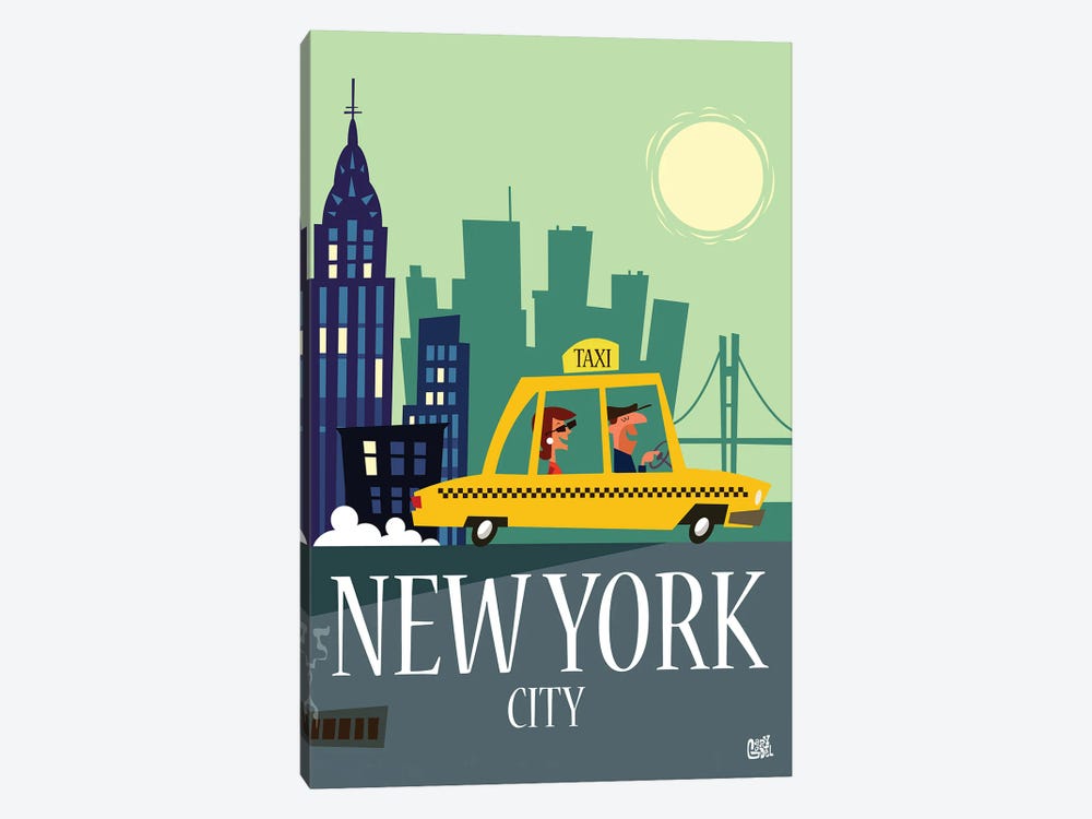 New York City by Gary Godel 1-piece Canvas Wall Art