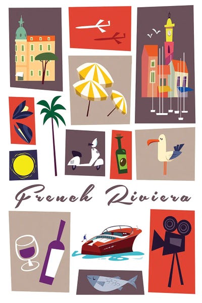 Airplanes: French Riviera by Gary Godel