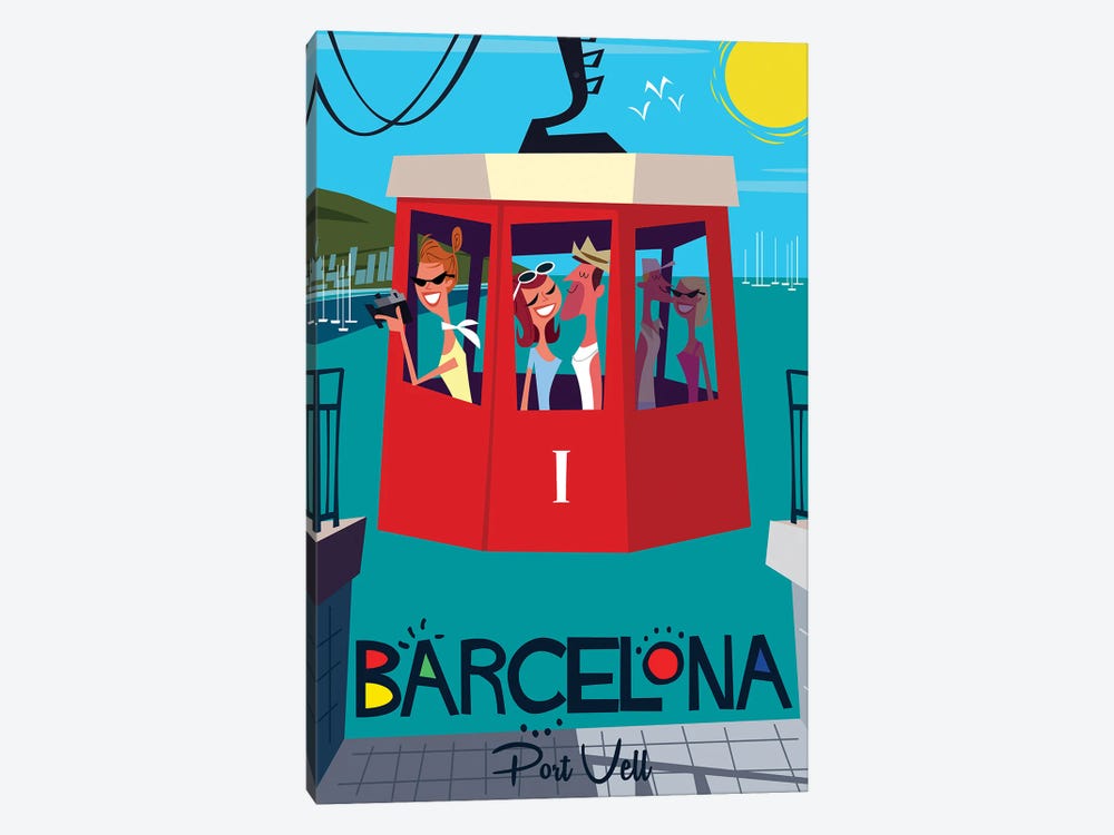 Barcelona Port Vell by Gary Godel 1-piece Art Print