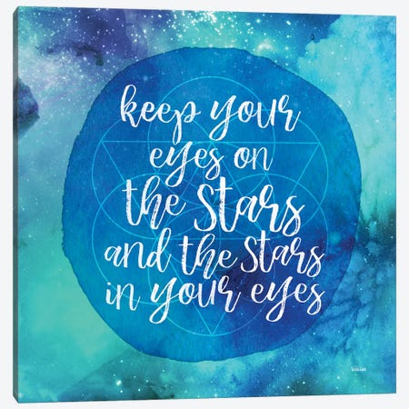 Starry Eyes Canvas Print #GGL1} by Gigi Louise Art Print