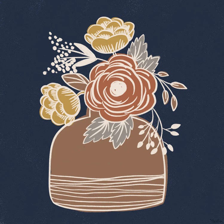 Fall Floral II by Gigi Louise wall art