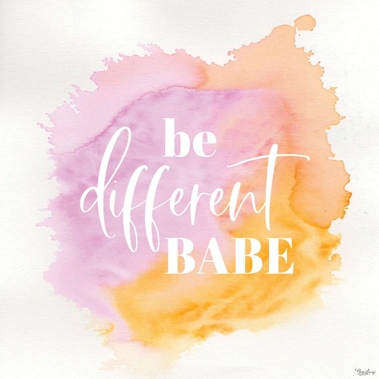 Be Different by Gigi Louise wall art