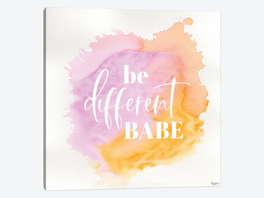 Be Different by Gigi Louise 1-piece Canvas Art Print