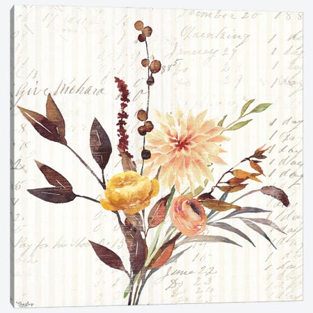 Wild Floral I Fall Canvas Print #GGL59} by Gigi Louise Art Print