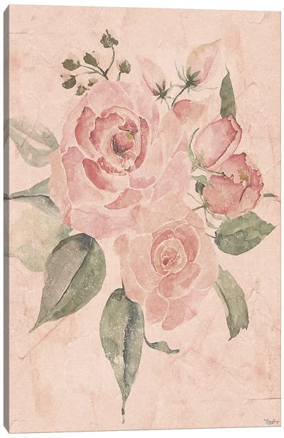 Blush Floral I Canvas Art Print