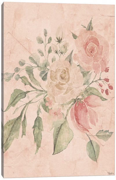 Blush Floral II Canvas Art Print
