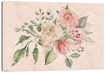 Blush Floral III Canvas Art Print