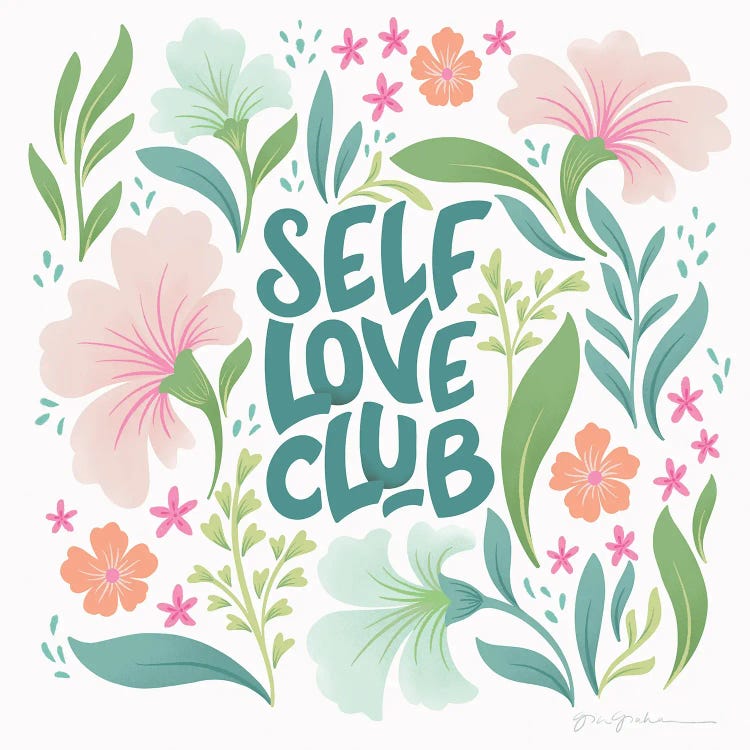 Self Love Club II by Gia Graham wall art
