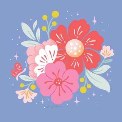 Floral Bouquet I by Gia Graham acrylic art print