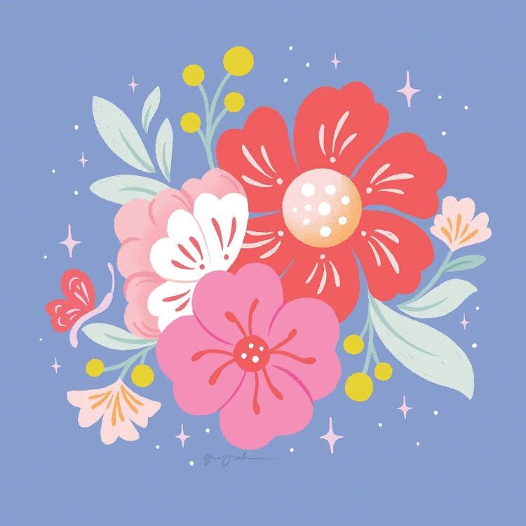 Floral Bouquet I by Gia Graham wall art