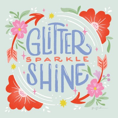 Glitter Sparkle Shine I by Gia Graham acrylic art print