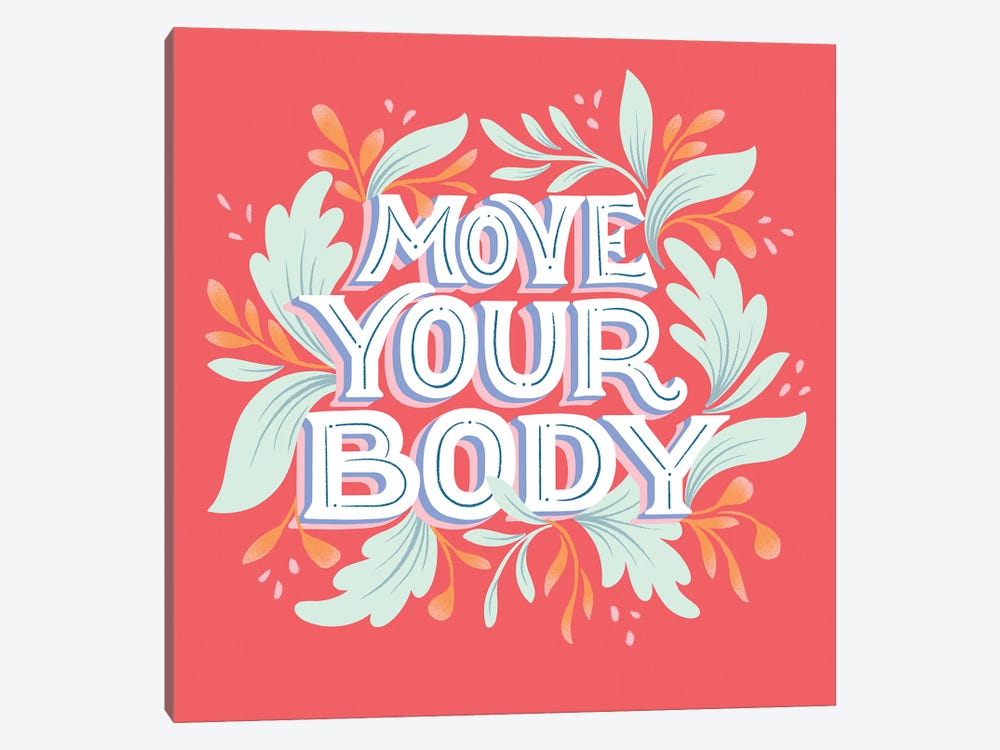 Move Your Body I by Gia Graham 1-piece Canvas Wall Art