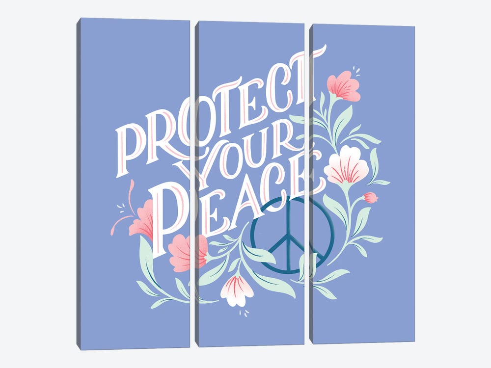 Protect Your Peace I by Gia Graham 3-piece Art Print