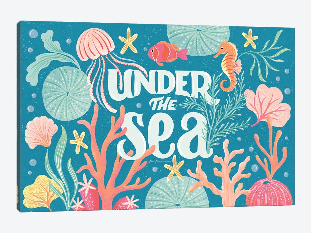 Under the Sea I by Gia Graham 1-piece Canvas Art Print