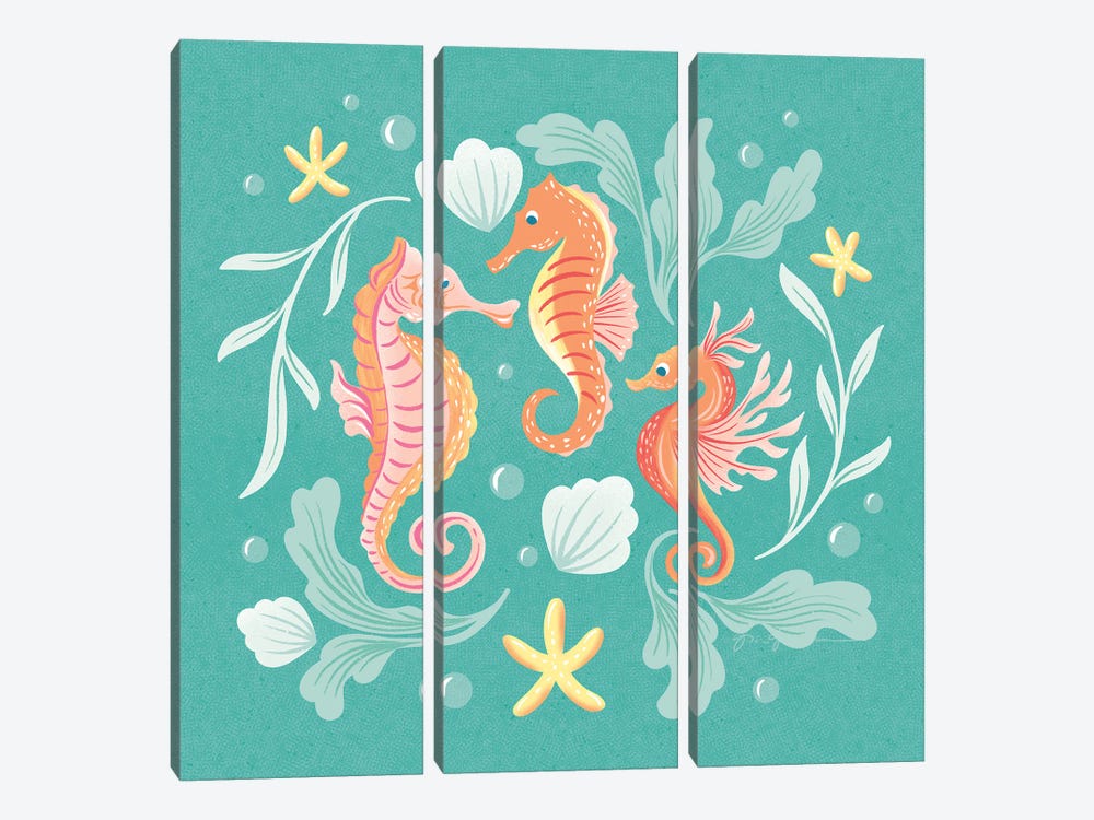 Under the Sea V by Gia Graham 3-piece Art Print