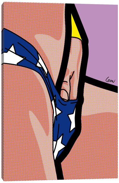 Wonder Exploration Canvas Art Print - Wonder Woman