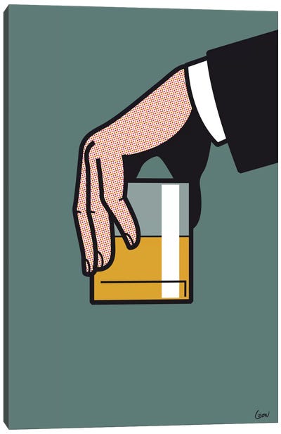 Mad Men #2 Canvas Art Print - Cocktail & Mixed Drink Art