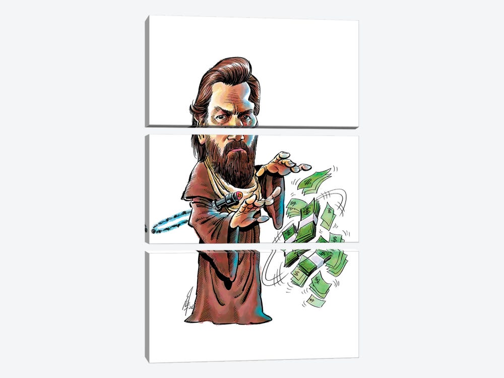 Obi Wan by Alex Gallego 3-piece Art Print