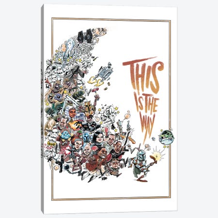 This Is The Way Canvas Print #GGO17} by Alex Gallego Canvas Print