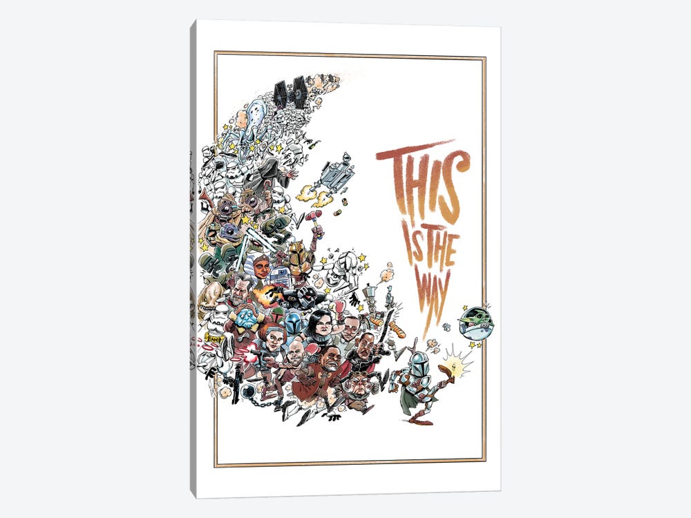 This Is The Way by Alex Gallego 1-piece Art Print