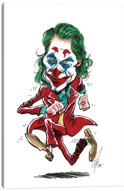 The Joker Canvas Art Print - Alex Gallego
