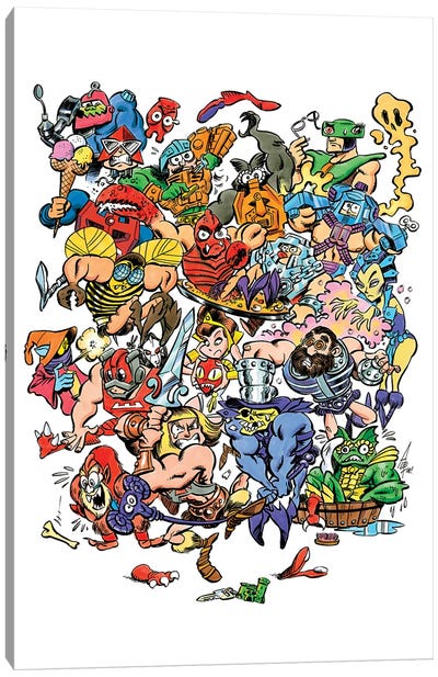 Masters Of The Universe Canvas Art Print - Other Animated & Comic Strip Characters