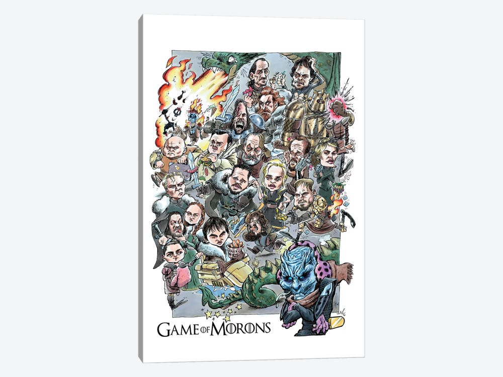 Game Of Morons by Alex Gallego 1-piece Canvas Wall Art