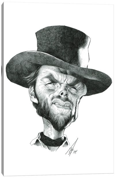 Eastwood Canvas Art Print - Clint Eastwood