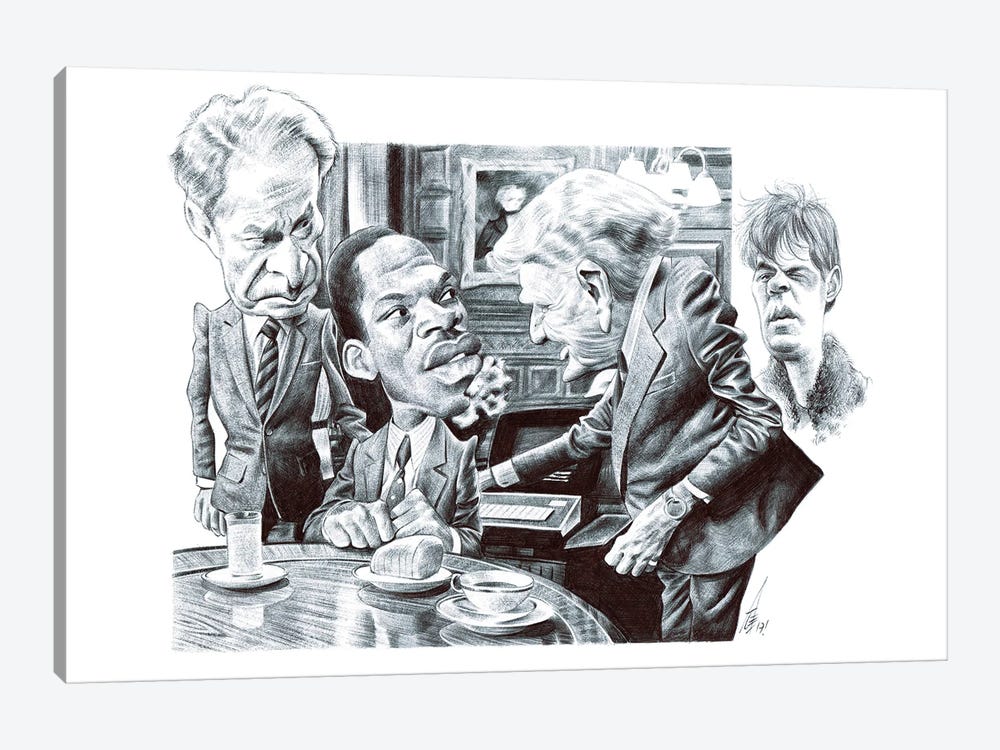 Trading Places by Alex Gallego 1-piece Canvas Wall Art
