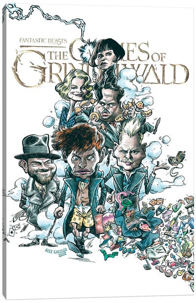 Crimes Of Grindelwald Canvas Art Print - Johnny Depp