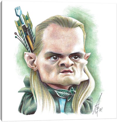 Legolas Canvas Art Print - The Lord Of The Rings