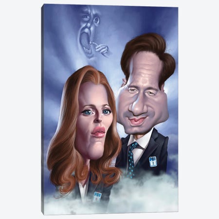 The X-Files Canvas Print #GGO50} by Alex Gallego Canvas Art
