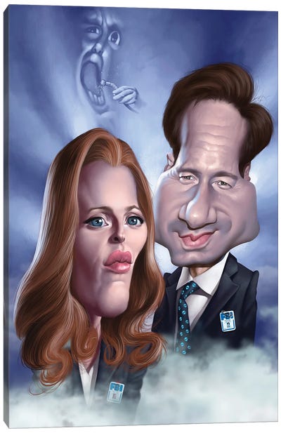 The X-Files Canvas Art Print - Alex Gallego