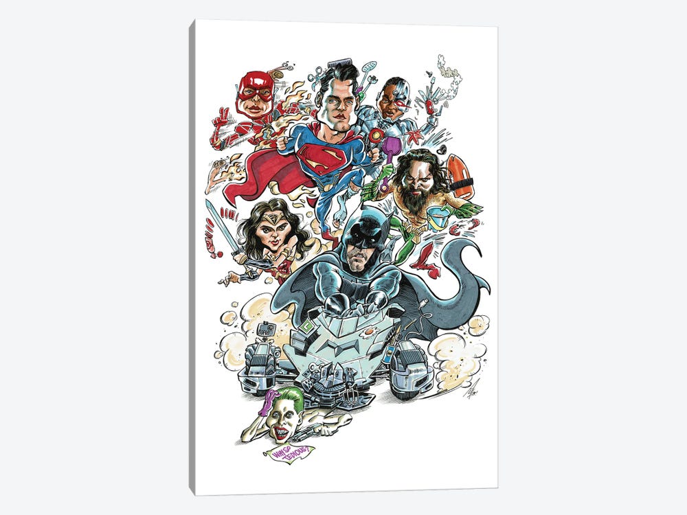 Justice League by Alex Gallego 1-piece Art Print