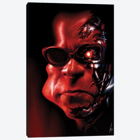 Terminator 3 Canvas Print #GGO5} by Alex Gallego Art Print