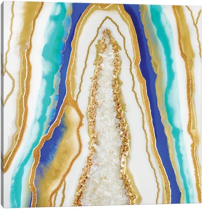 Ojo de Agua Canvas Art Print - Agate, Geode & Mineral Art
