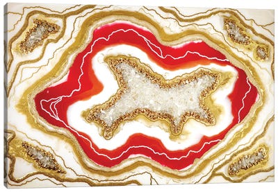 Piedra de la Esperanza Canvas Art Print - Agate, Geode & Mineral Art