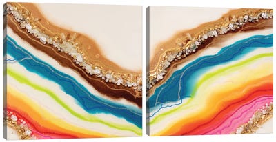 Perfume De Sirena DiptychI Canvas Art Print - Art Sets | Triptych & Diptych Wall Art