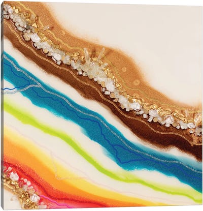 Perfume De Sirena I Canvas Art Print - Agate, Geode & Mineral Art