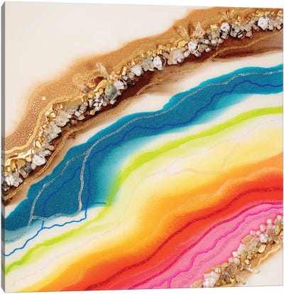Perfume De Sirena II Canvas Art Print - Agate, Geode & Mineral Art
