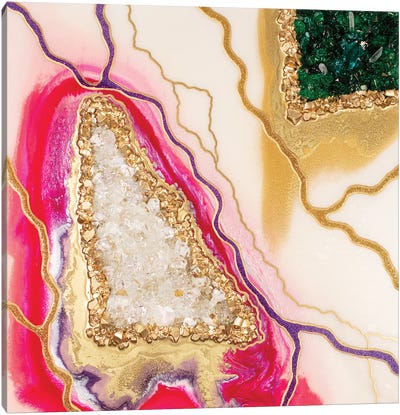 Corazón De Copérnico Canvas Art Print - Agate, Geode & Mineral Art
