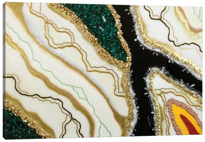 Marea Alta Canvas Art Print - Agate, Geode & Mineral Art