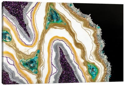 Historia de un Cenote Canvas Art Print - Agate, Geode & Mineral Art