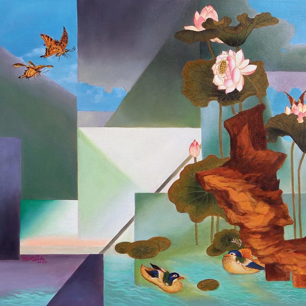 Dimensions In Time: Isolation II by Guigen Zha