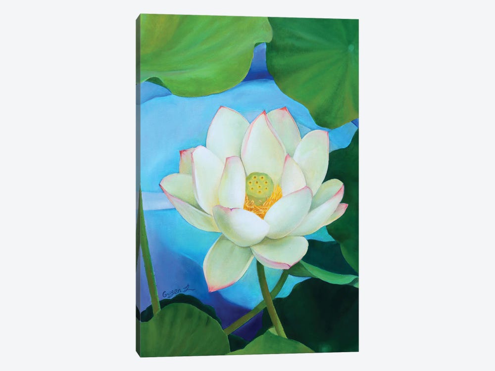 Blooming by Guigen Zha 1-piece Canvas Art Print