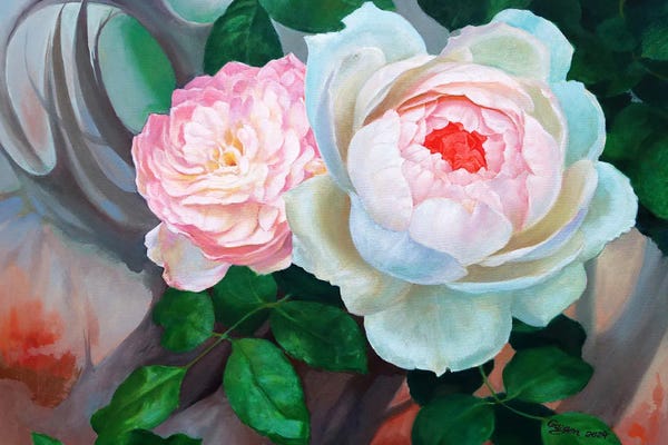 Guigen Zha: Rose And Thorns II by Guigen Zha